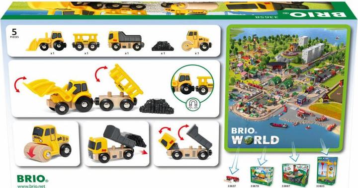 Actual product image Brio Construction vehicles