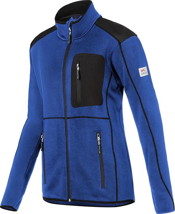 Produktbild Kübler Strickjacke Damen kbl.blau/schwarz Form 1444 Grösse XL (XL)