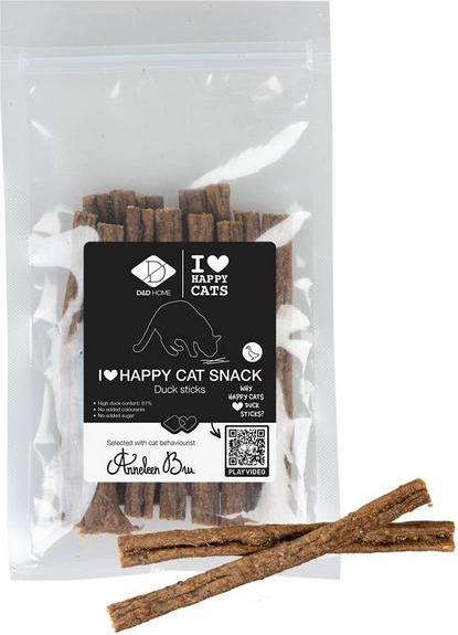 Actual product image D&D I Love Happy Cat Snack-Duck sticks, approx. 70g - 11cm (70 g)