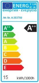 Label énergétique Isoled illuminants (E27, 15 W, 1500 lm, 1 x, E)