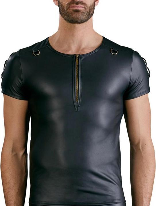 Actual product image Nek Mattlook shirt with zip and lacing (L)