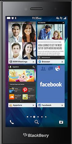Produktbild BlackBerry Leap (16 GB, Shadow Grey, 5", Single SIM, 8 Mpx, 4G)
