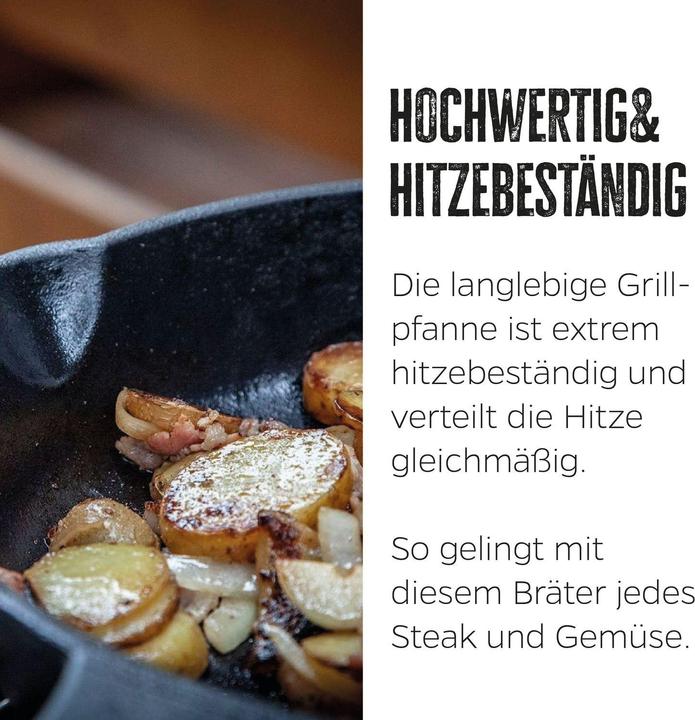 Actual product image Grillfürst Cast iron pan with handle Ø 20 cm