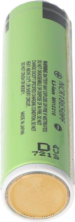 Actual product image Panasonic NCR18650 PF battery - PCB protected (1 pcs., 2900 mAh, Rechargeable battery)