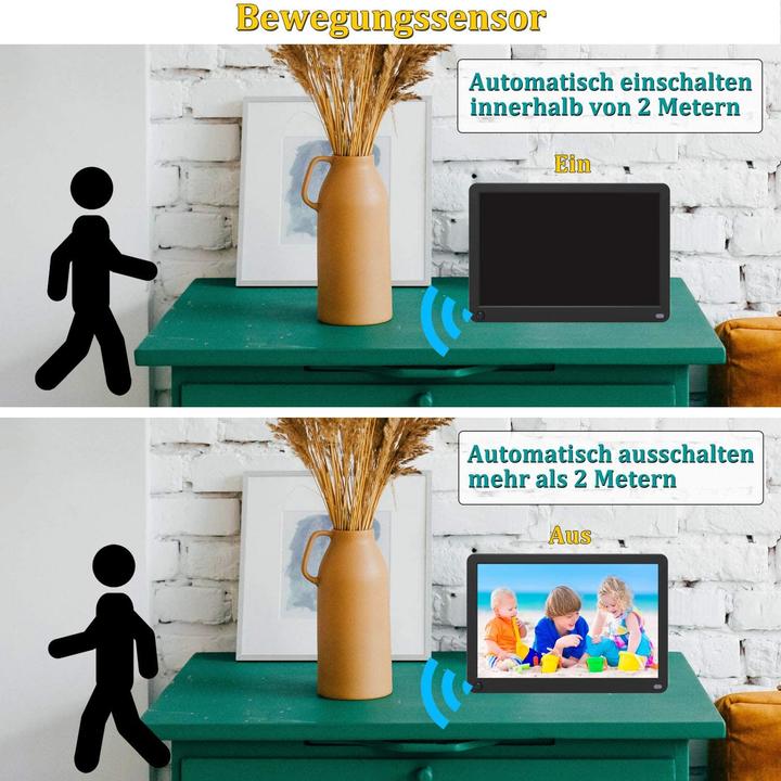 Actual product image Kenuo Digitaler Bilderrahmen