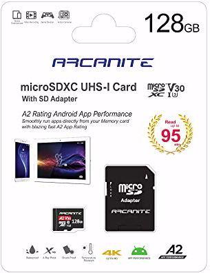 Produktbild Arcanite 128 GB microSDXC-Speicherkarte (128 GB, microSDXC, U3, UHS-I)