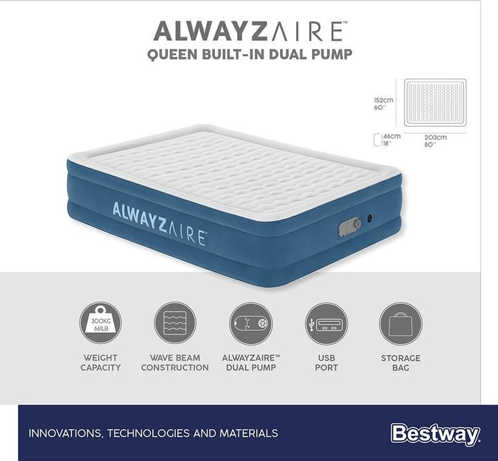Produktbild Bestway AlwayzAire (152 x 203 cm)