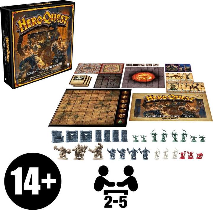 Actual product image Hasbro HeroQuest board game expansion Against the Orge Horde adventure pack *English version* (English)