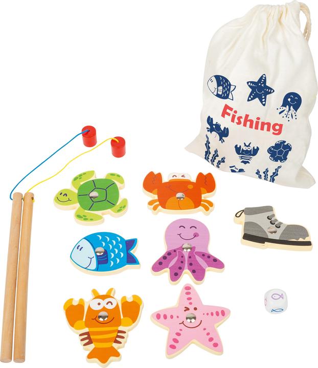 Actual product image small foot Fishing Fish fishing Travel game (German)