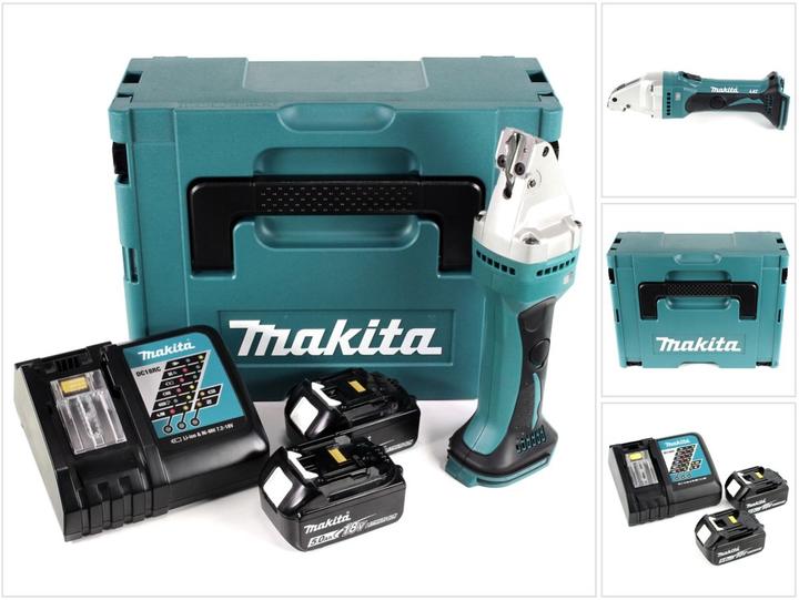 Actual product image Makita Cordless plate shears 18.0V DJS161RTJ