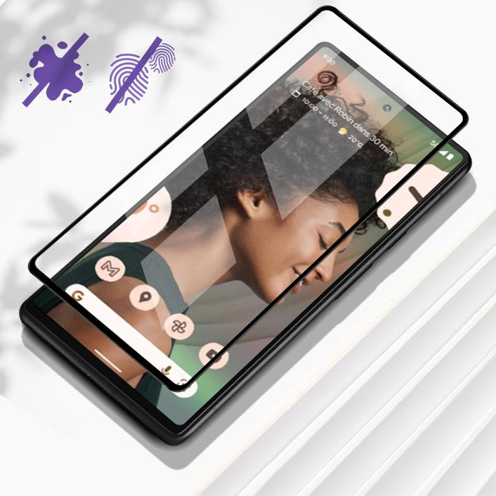 Actual product image Avizar 9H hardness glass display protection film (1 Piece, Google Pixel 6a)