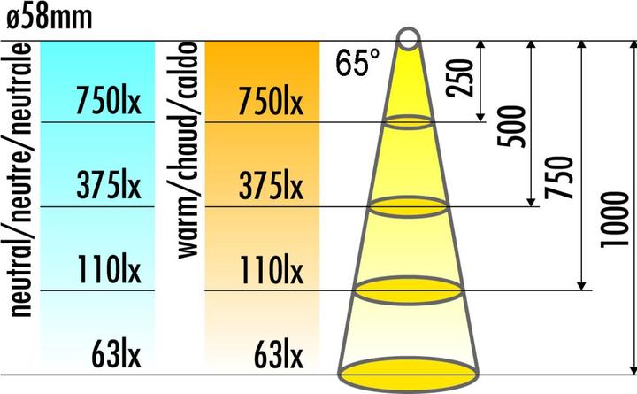Immagine prodotto Elektra LED-Lampade 230V/3,8W, bc, ø78 mm, crni (235 lm)