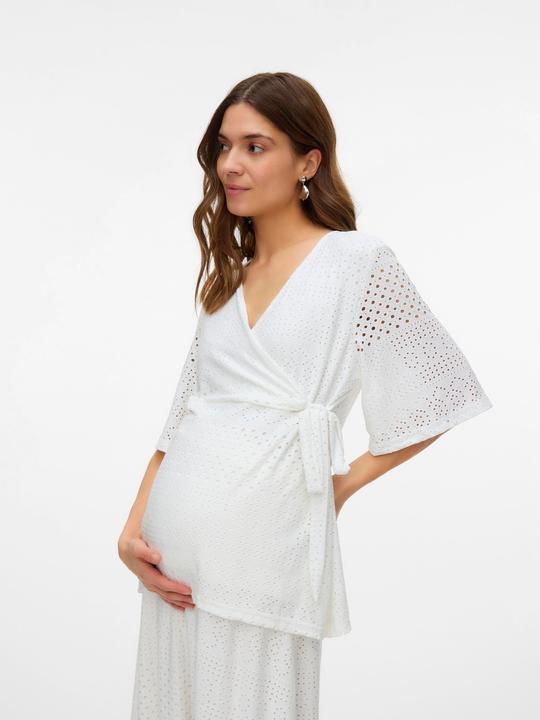 Image du produit Mamalicious Normal geschnitten V-Ausschnitt Top Bluse (XS)