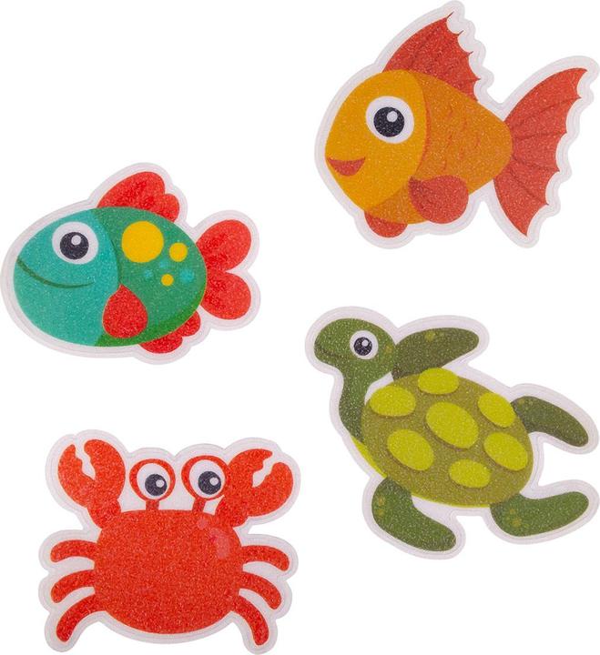Image du produit Accentra Autocollant antidérapant pour le bain SOUS LA MER dans un emballage cadeau, environ 15 x 12 cm, 4