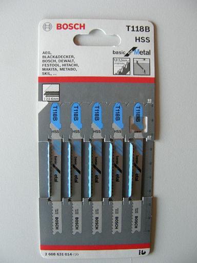 Actual product image Bosch Professional Zubehör T 118 B Basic for Metal