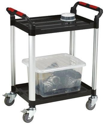 Rs Pro Standard Two Shelf Plastic Trolley (100 kg)