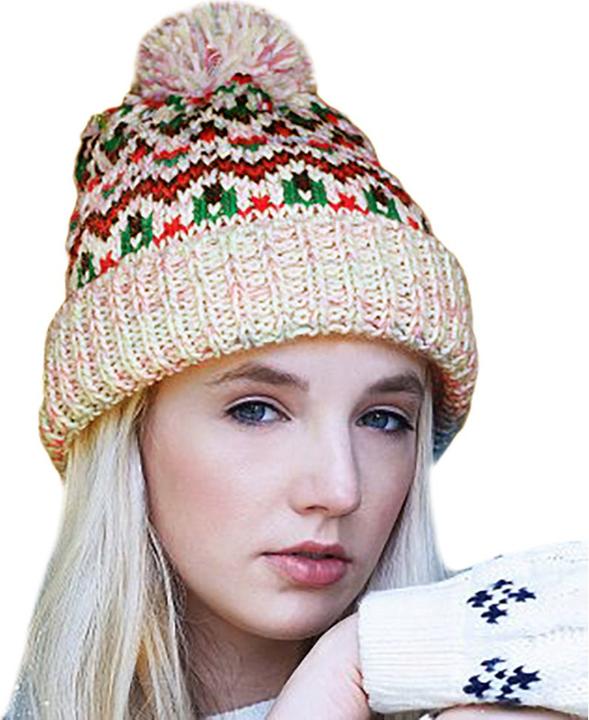 Produktbild Beechfield Blizzard Wintermütze mit Bommel (One Size)