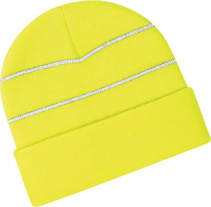 Actual product image Beechfield HiVis winter hat knitted hat (One size)