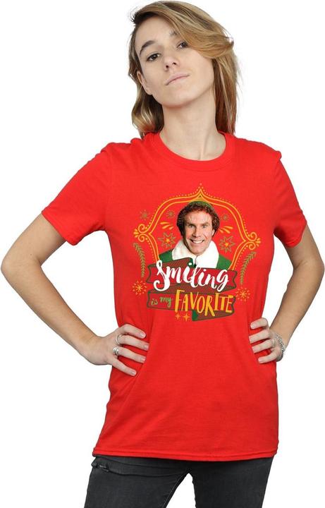 Immagine prodotto Elf Buddy Smiling Maglietta Ampia Donna (M)