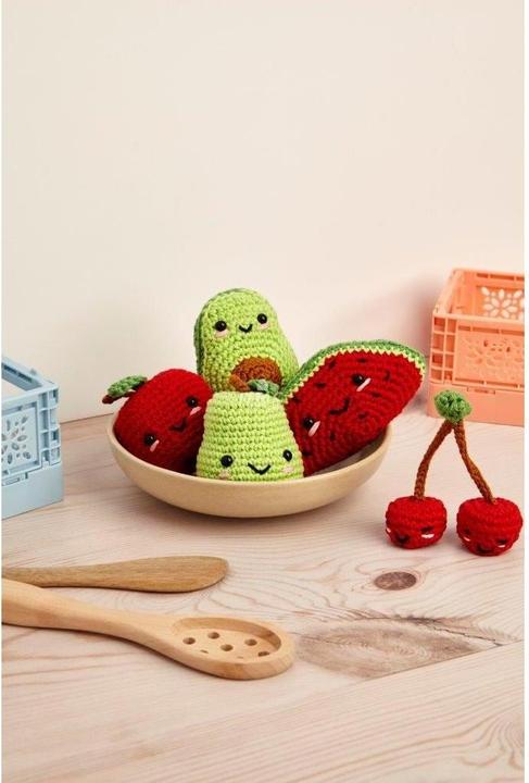 Immagine prodotto DMC Set uncinetto Amigurumi Fruit Friends, motivo: Smiley, set