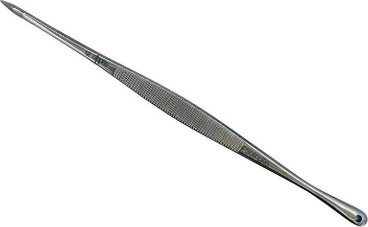 Nippes Komedonenquetscher, vernickelt (Mitesserentferner)
