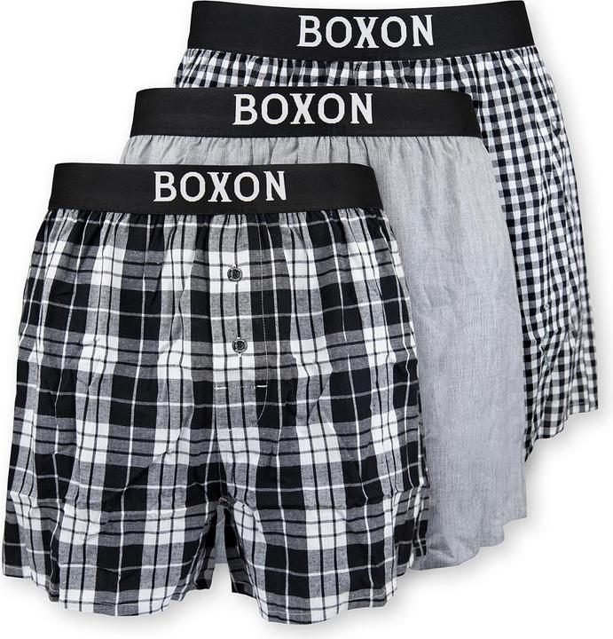 Produktbild Boxon 3er Pack Web Boxershorts (XL, 3er Pack)