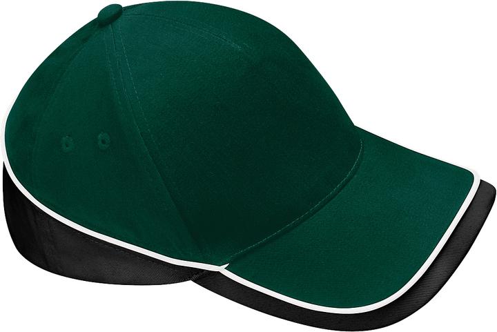 Weiss, flaschengrün, Schwarz
