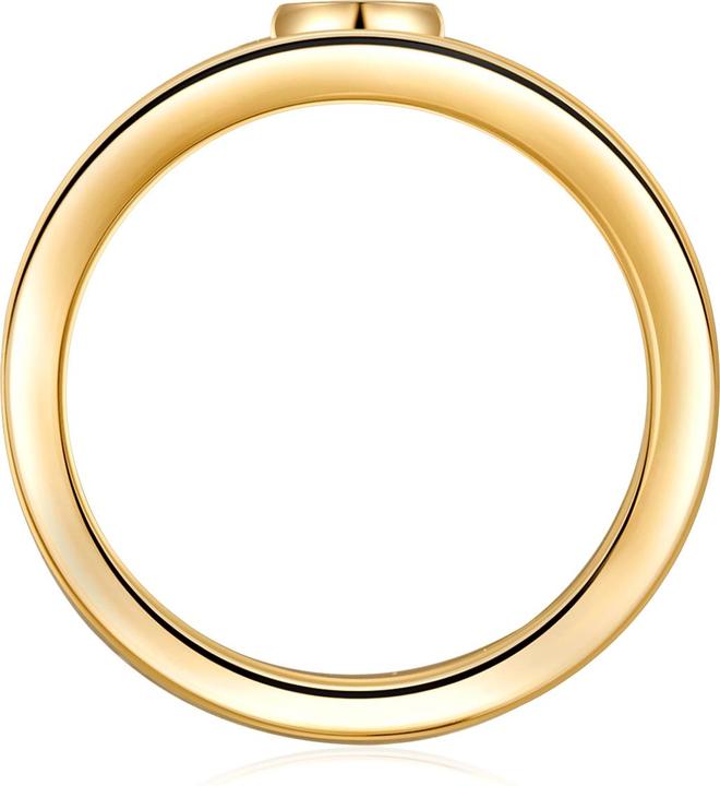 Produktbild Lulu & Jane Damen Metall-Legierung verziert mit Kristallen von Swarovski® gelbgold - 29239 (58)