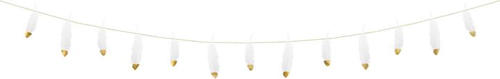 Partydeco Swan Feather Garland