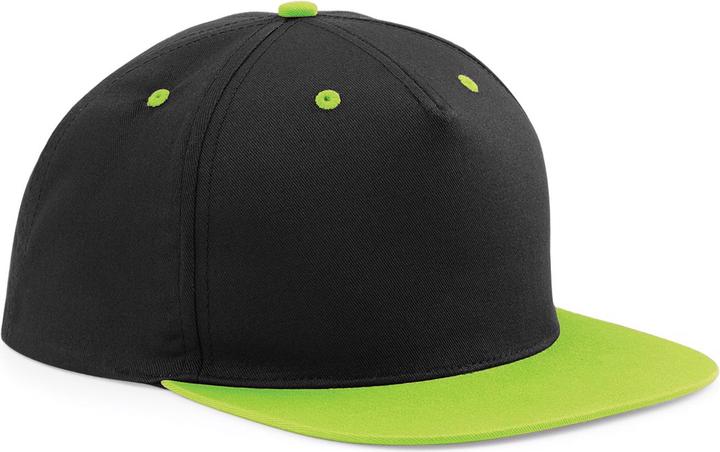 Beechfield 5 Panel Kontrast Snapback Kappe (2 StückPackung) (One Size)