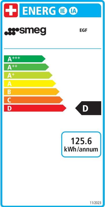 Energie-Label Smeg EGF03RDEU 50's Style
