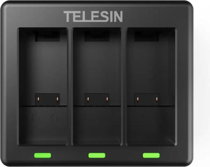 Image du produit Telesin Chargeur 3 slots pour GoPro Hero 9 / Hero 10 (GP-BCG-902) (Hero 10, Héros 9, Hero 11, GoPro Hero 12)