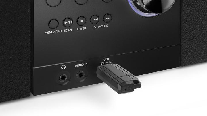 Actual product image Audizio Metz Micro-HiFi System (Bluetooth, CD player, 2x 15 W)