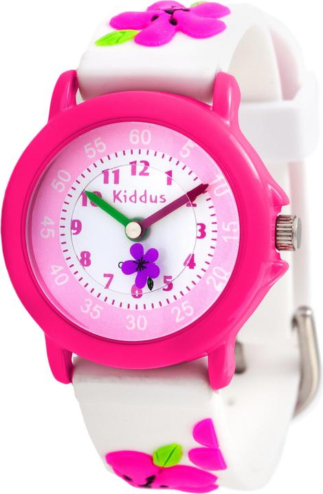 Produktbild Kiddus Time Teacher Flowers in relief (Analoguhr, 33 mm)