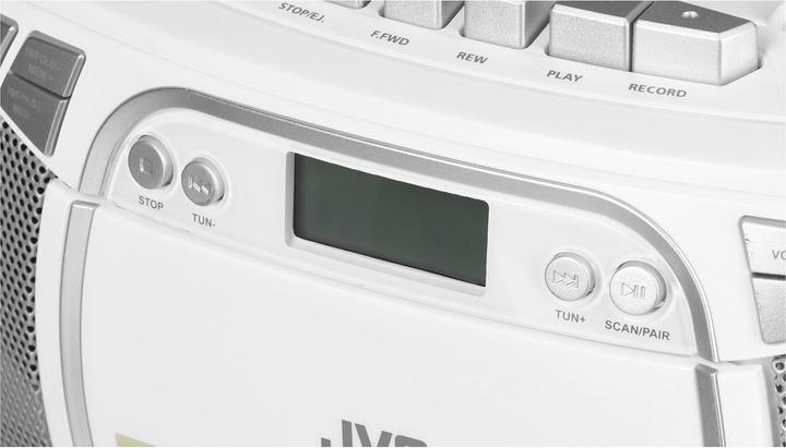 Image du produit JVC RC-E451W Lecteur CD Lecteur CD portable Blanc (VHF, Bluetooth)