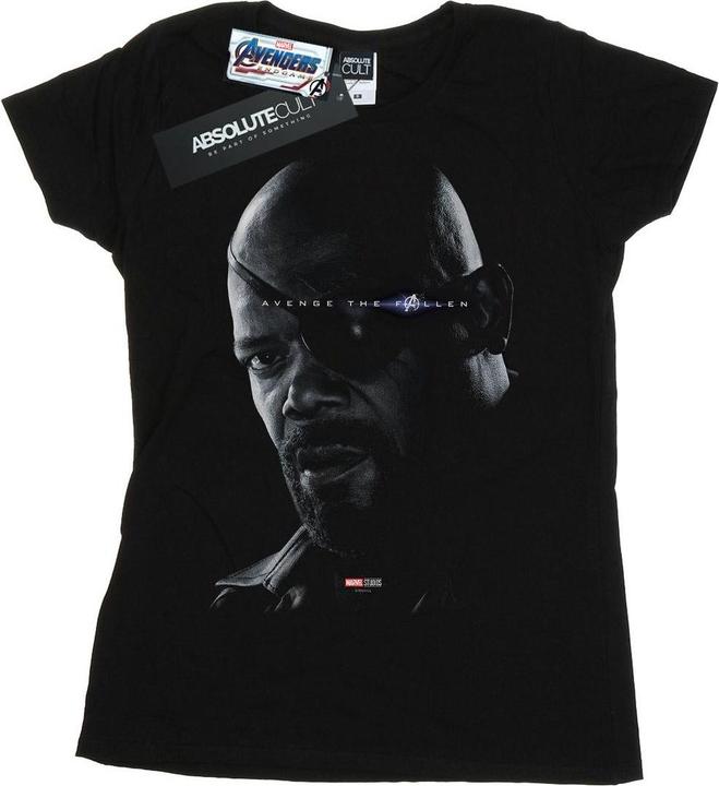 Avengers Endgame Avenge The Fallen Nick Fury Baumwolle TShirt