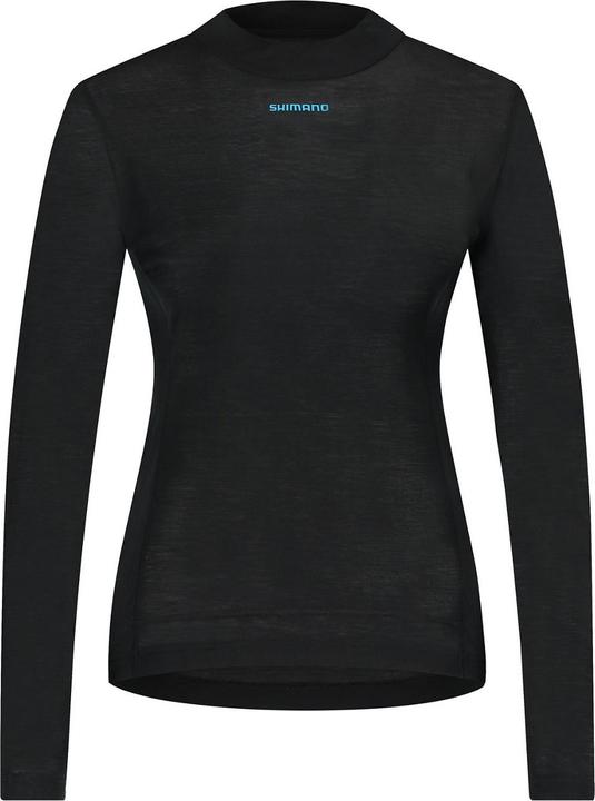 Shimano W's Vertex prima long sleeve base layer BLACK XL (XL)