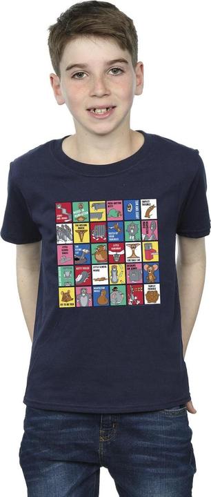Actual product image Tom & Jerry Boys Grid Squares T-Shirt (128)