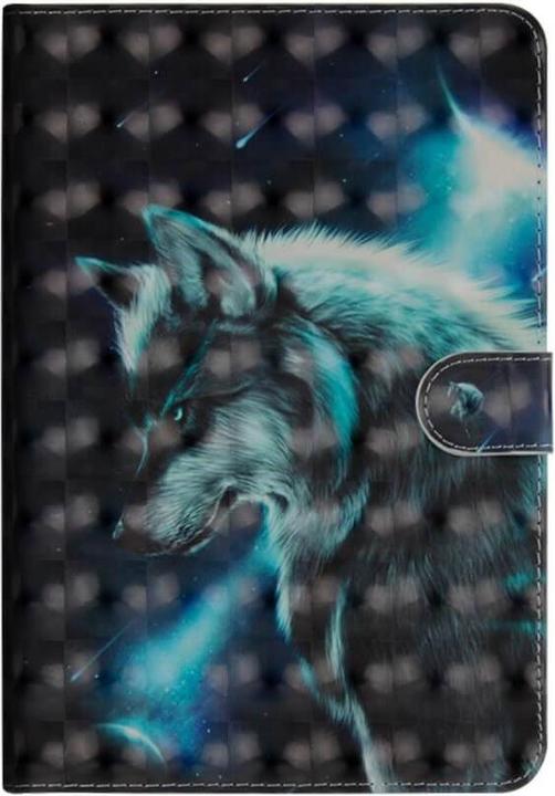 Produktbild Cover-Discount iPad 10.2 - Etui Glitzer Effekt Wolf (iPad 10.2)