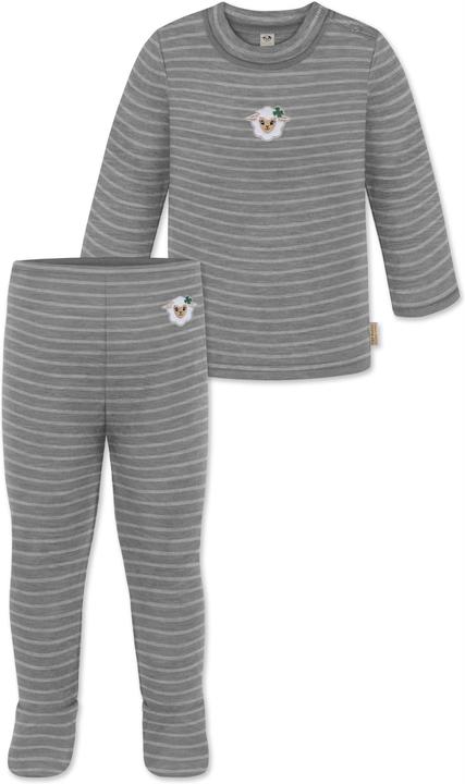 Actual product image Normani Baby merino wool jumper and pants set - 9573 (68)