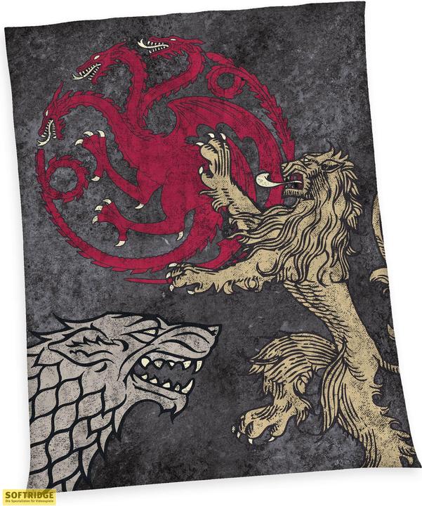 Produktbild Herding Game of Thrones Wellsoft-Flauschdecke (150 x 200 cm)