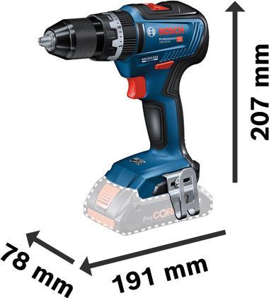 Produktbild Bosch Professional Akku-Schlagbohrschrauber GSR 18V-55 (Akkubetrieb)