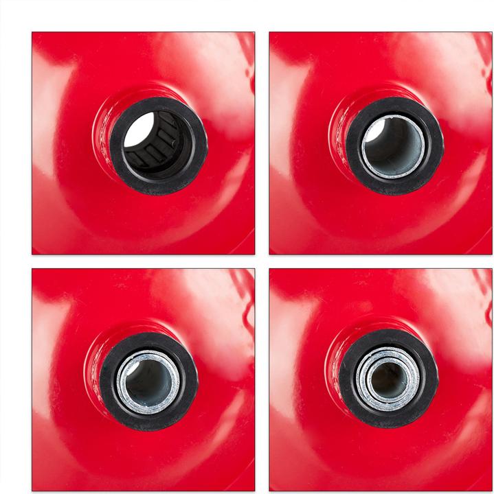 Actual product image Relaxdays Wheelbarrow Wheel 4.80 4., Solid Rubber