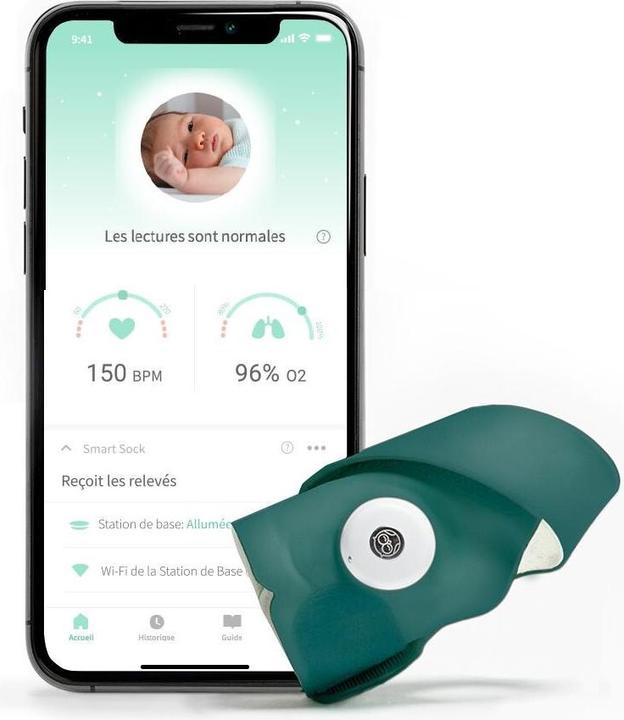 Owlet Smart Sock 3 (Baby Monitor Audio, 30 m)