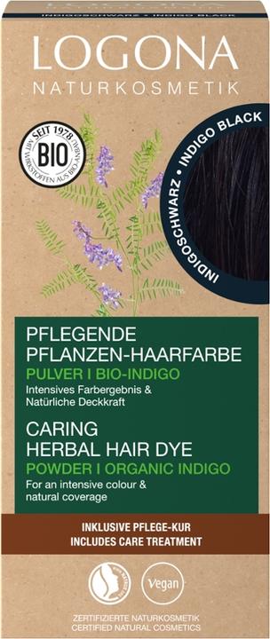 Produktbild Logona Pflanzenhaarfarbe Pulver (Indigoschwarz)
