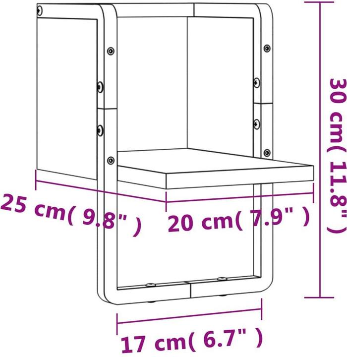 Actual product image VidaXL Guillermo (20 x 25 x 30 cm)