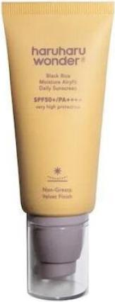 Actual product image Haruharu Wonder Black Rice Moisture Airyfit (Sun cream face, SPF 50+, 50 ml, 0.05 g)