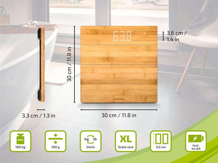 Produktbild Soehnle Style Sense Bamboo Magic (180 kg)