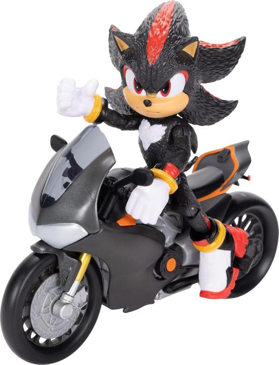 Actual product image Jakks Pacific Sonic - The Hedgehog Movie 3 action figure with vehicle 13 cm