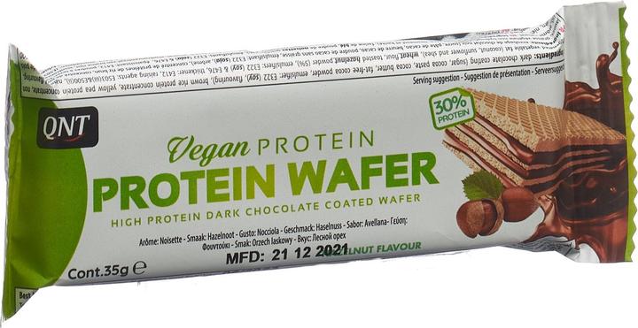 Actual product image QNT Vegan Protein Wafer Hazelnut (Hazelnut, 1 pcs., 38 g)